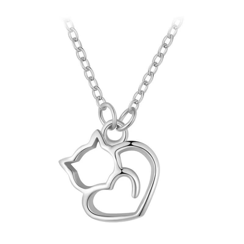 Lovely Cat Necklace: Gold, Silver or Rose Gold
