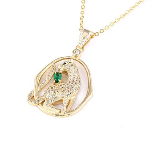 Panther Pendant Necklace