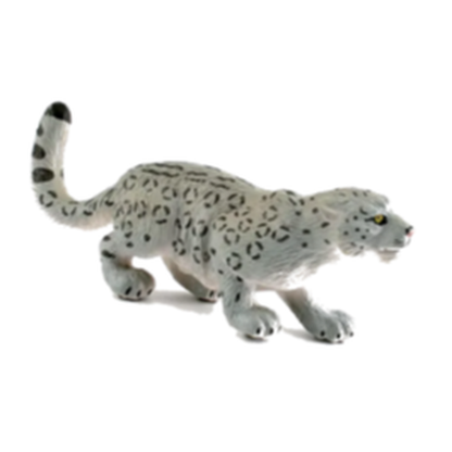 Realistic Snow Leopard Collectable Figurine