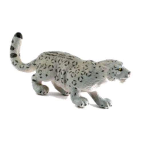 Realistic Snow Leopard Collectable Figurine