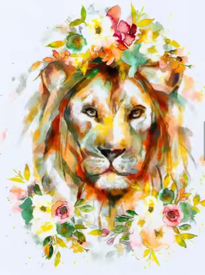 Boho-Chic Lion T-Shirt