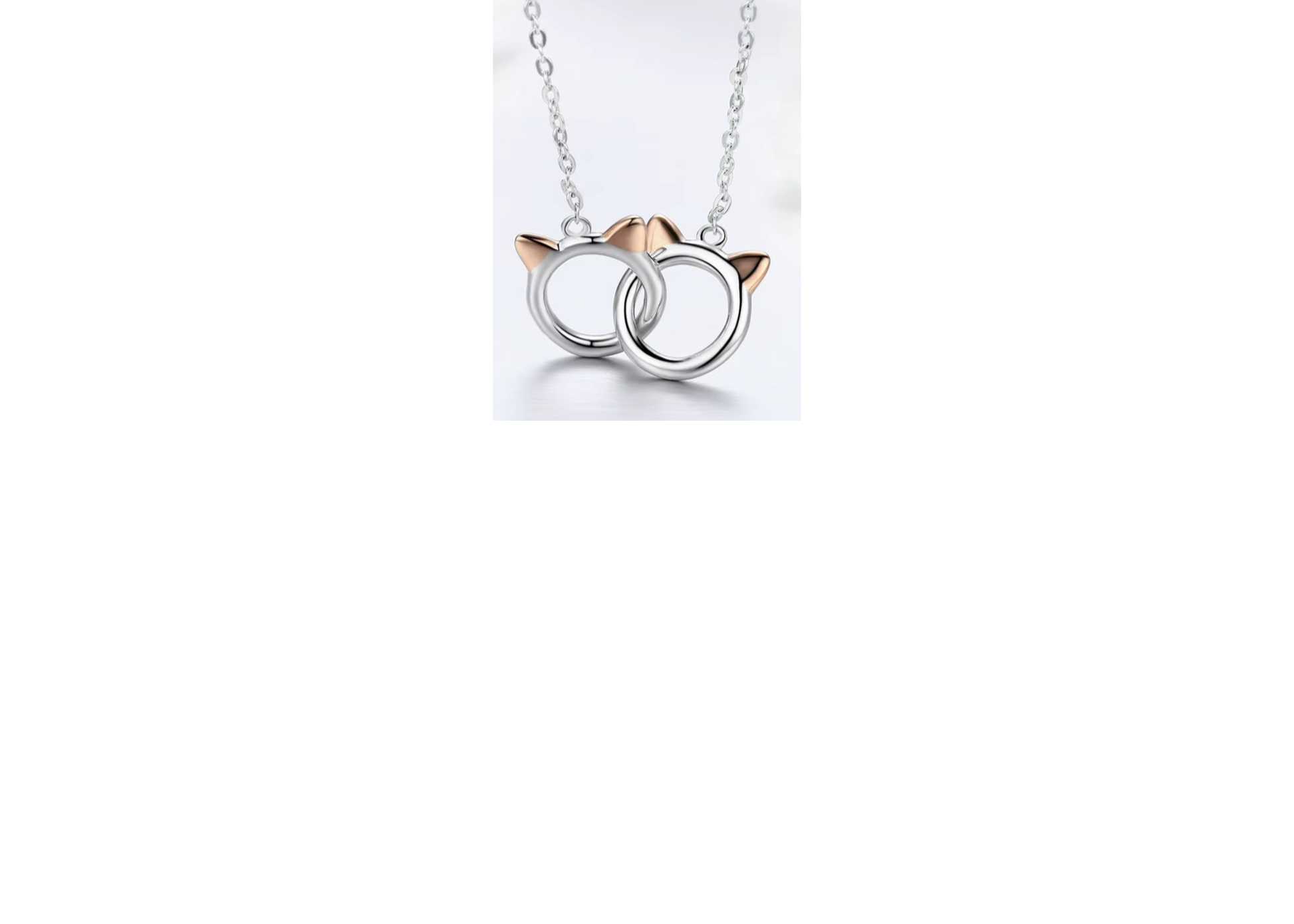 Double Kitty Necklace