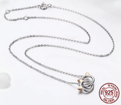 Double Kitty Necklace