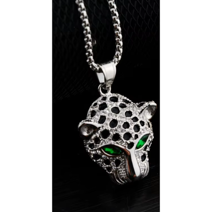 Classic Panther Head Pendant Necklace