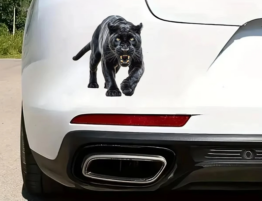 Black Jaguar Wall Art Sticker Decor