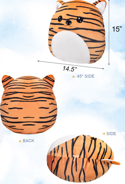Tiger Pillow Plush Toy 