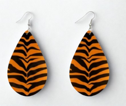 Tiger Jungle Earring