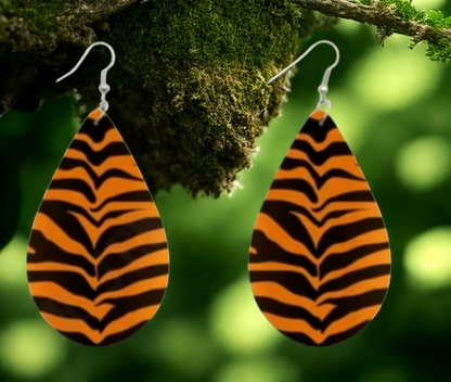 Tiger Jungle Earring