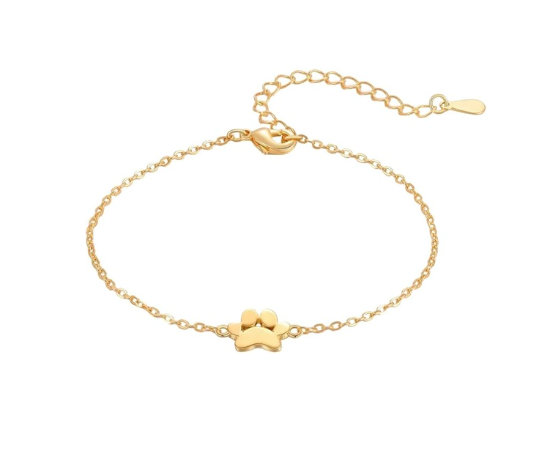Gold Paw Bracelet