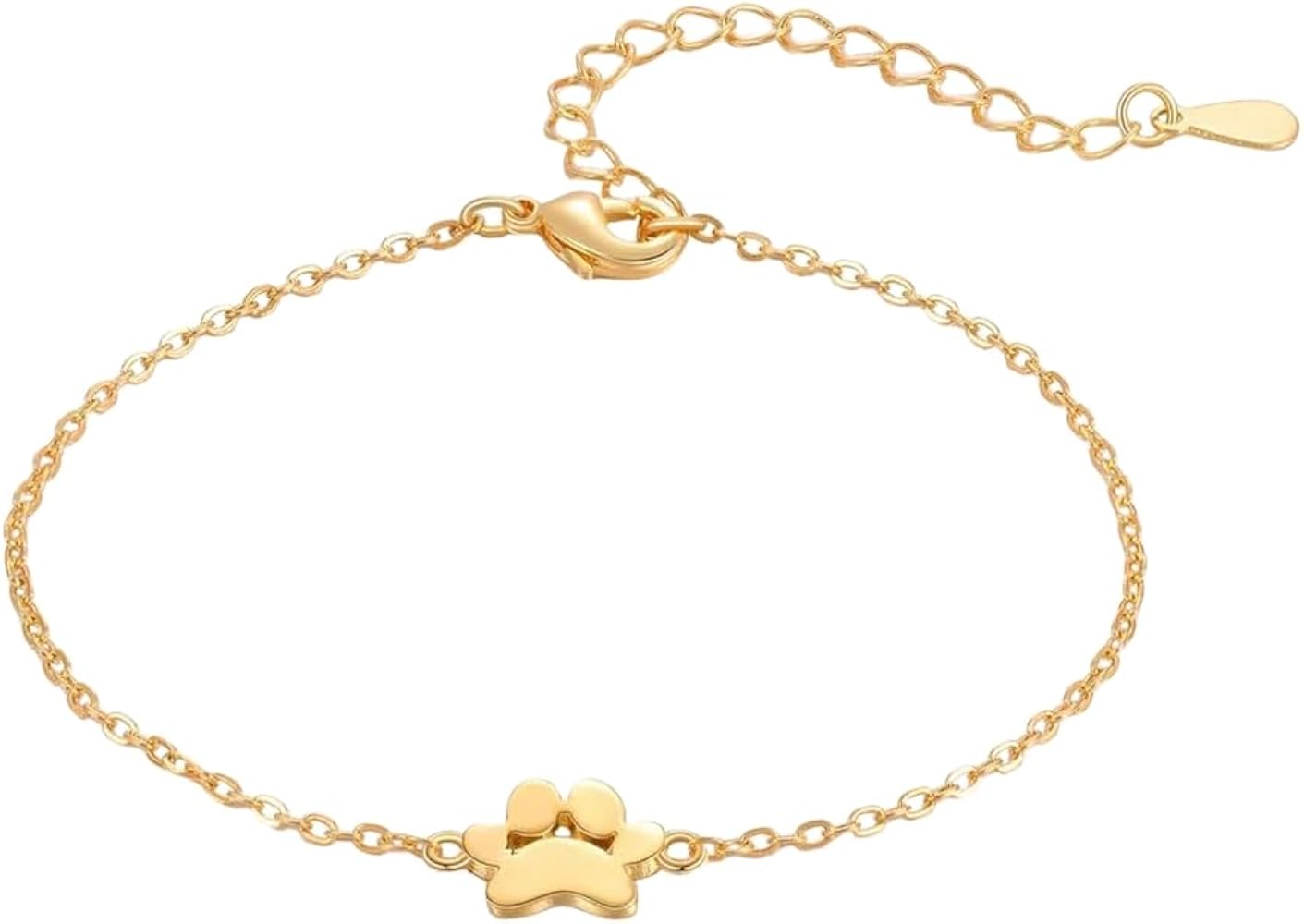 Gold Paw Bracelet