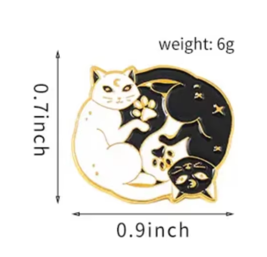 True Love Cat Brooch 
