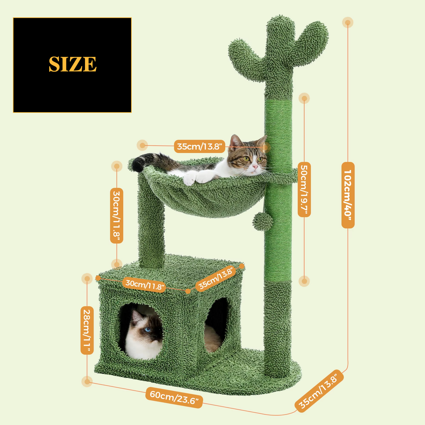 Cactus Cat Tree Tower 