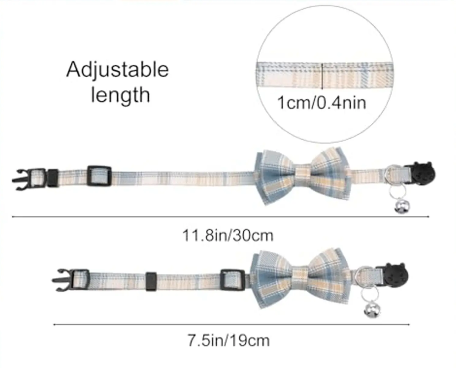 Charming Plaid Bow-tie (2 Pack)