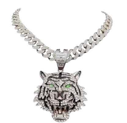Tiger Pendant Necklace (2 Different Chains Available) 