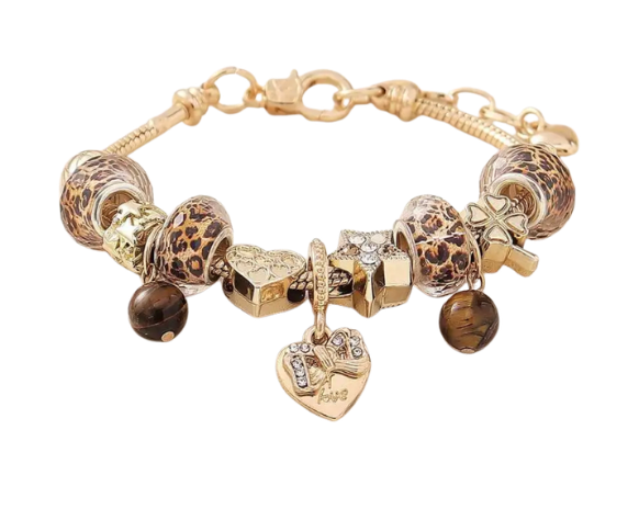 Leopard Charm Bracelet 