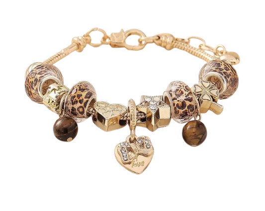 Leopard Charm Bracelet 
