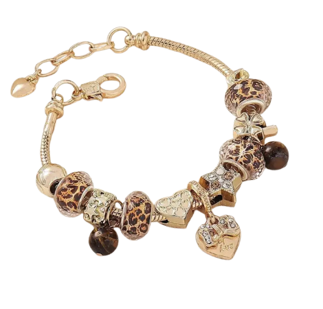Leopard Charm Bracelet 