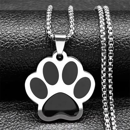 Cat Paw Necklace (Available in Gold or Silver)