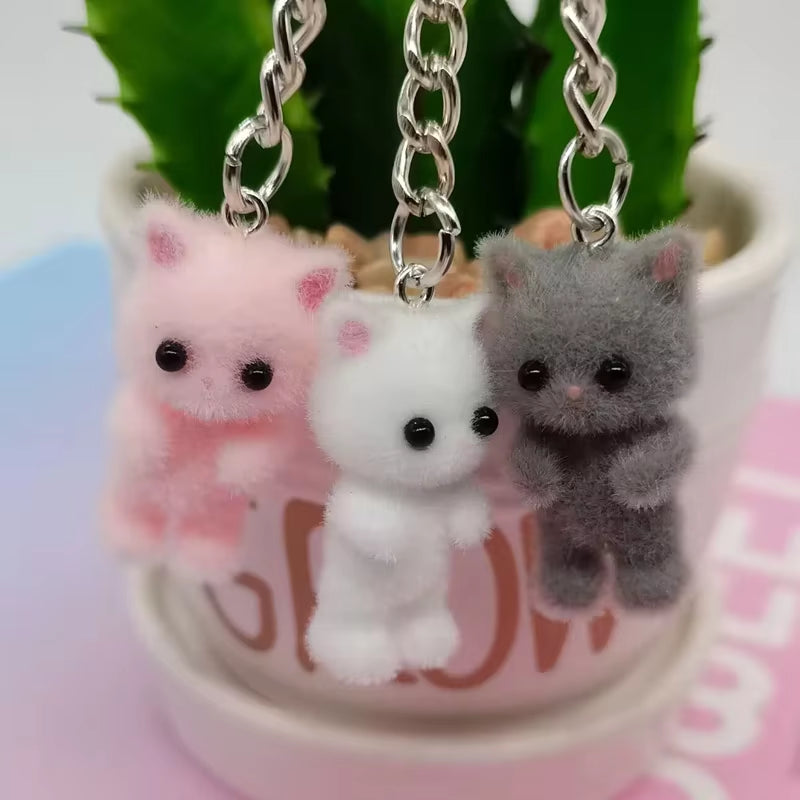 Adorable Cat Family Keychain – Get the Full Set of 3