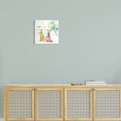 Cheetah Fabulous Wall Art Decor, 12X12 Inches