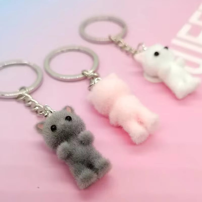 Adorable Cat Family Keychain – Get the Full Set of 3