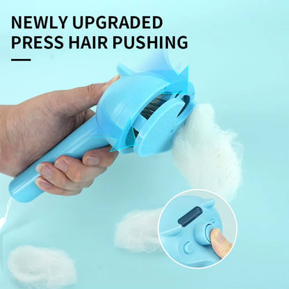 Cat Grooming Steam Hair Remover Brush 