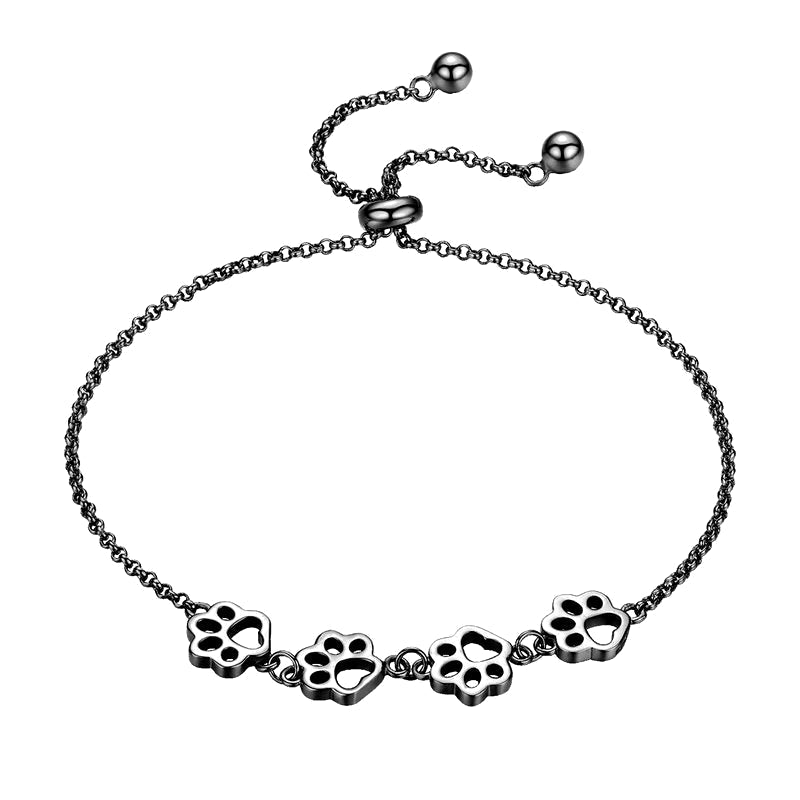 Paw Trail Footprints Bracelet 
