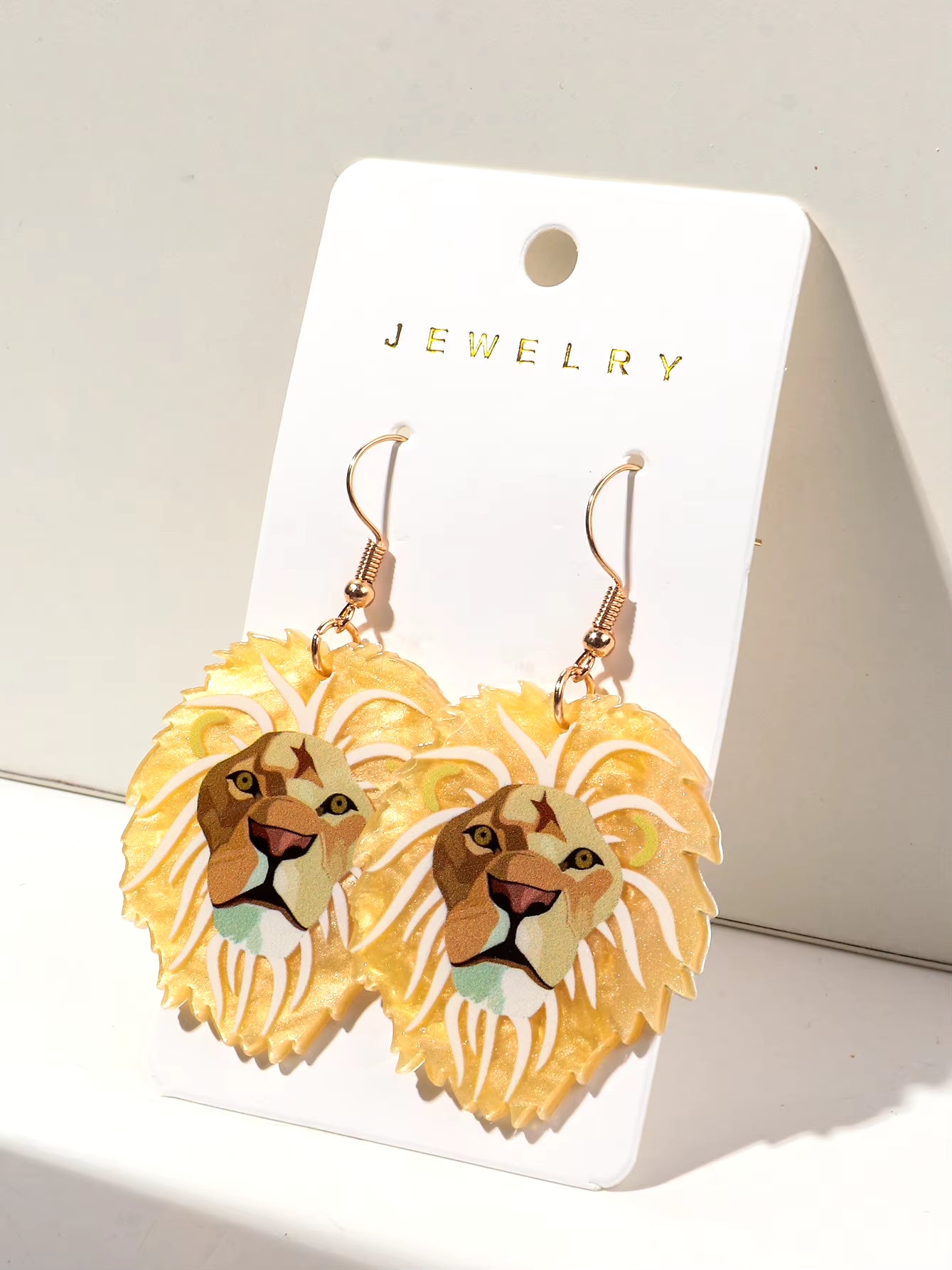 Fun Lion Earrings 