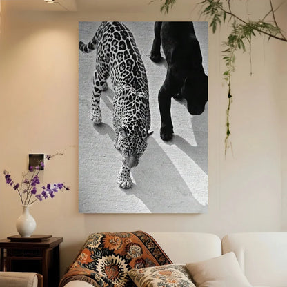 Unstoppable Jaguar Duo- Canvas Wall Art Decor