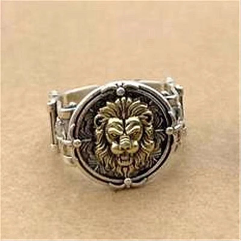 Adjustable Lion Ring
