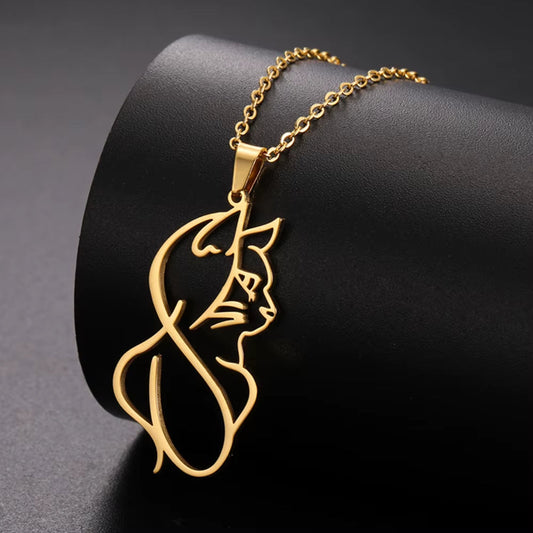 Stylish Feline Necklace