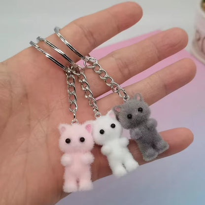 Adorable Cat Family Keychain – Get the Full Set of 3