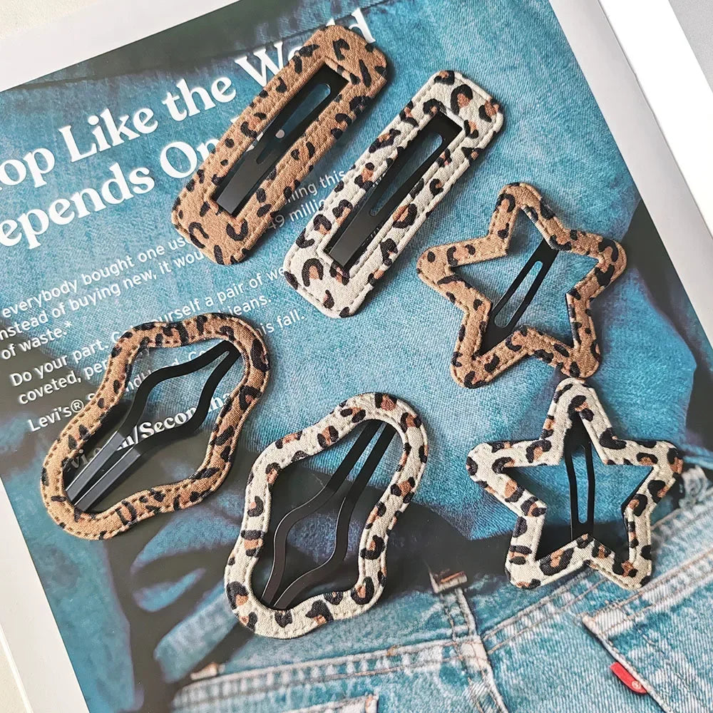 Jungle Wild Hair Clips: Straight, Star & Wavy Styles