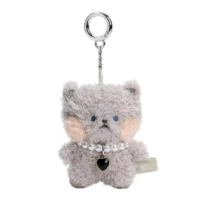 Fabulous Plush Cat Keychain