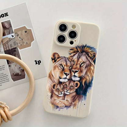 Lion Family Phone Case for Iphone 16/Pro Max