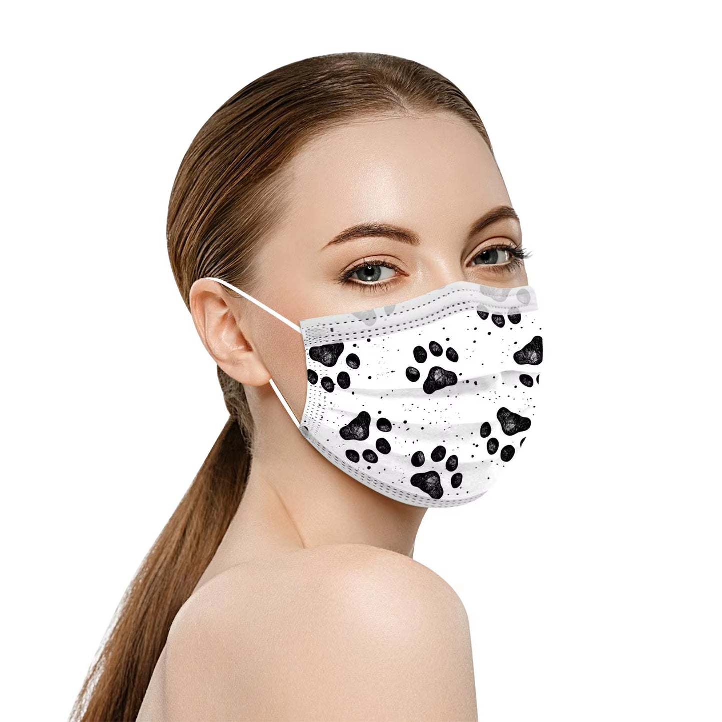 30Pcs Adult Paw Mask 