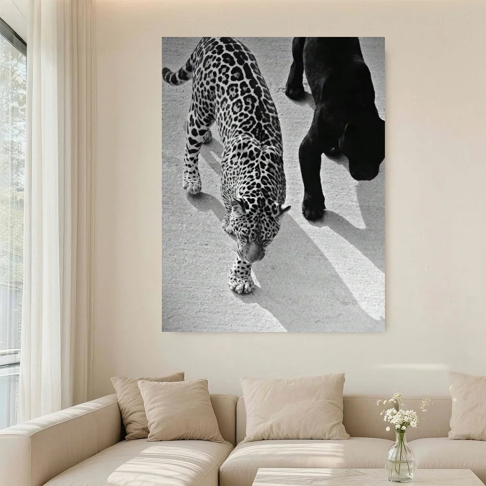 Unstoppable Jaguar Duo- Canvas Wall Art Decor