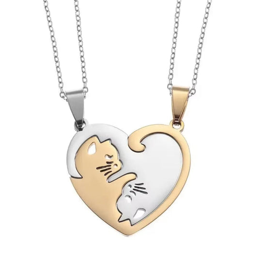 2Pcs/Set - SOUL CAT Friendship Collection (Gold or Black) 