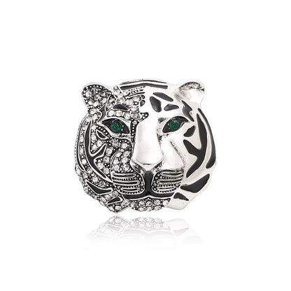 Striking Tiger Brooch with Pin