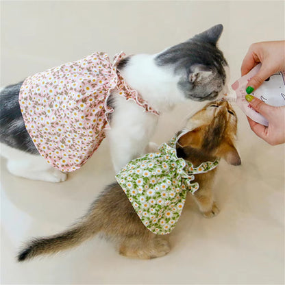Sphynx Cat Summer Dress 100% Cotton: Comes in Green & Pink