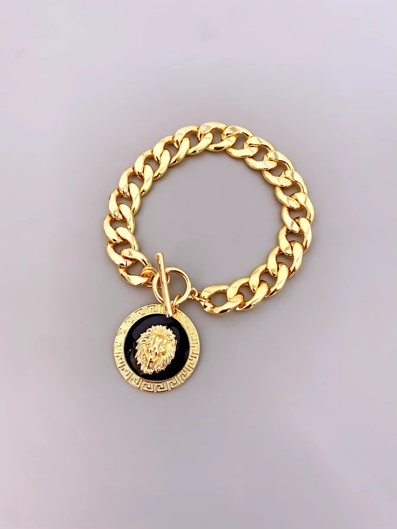 Lion Charm Bracelet (Red, Blue, Black, and Green)