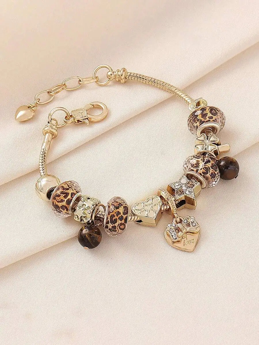 Leopard Charm Bracelet 