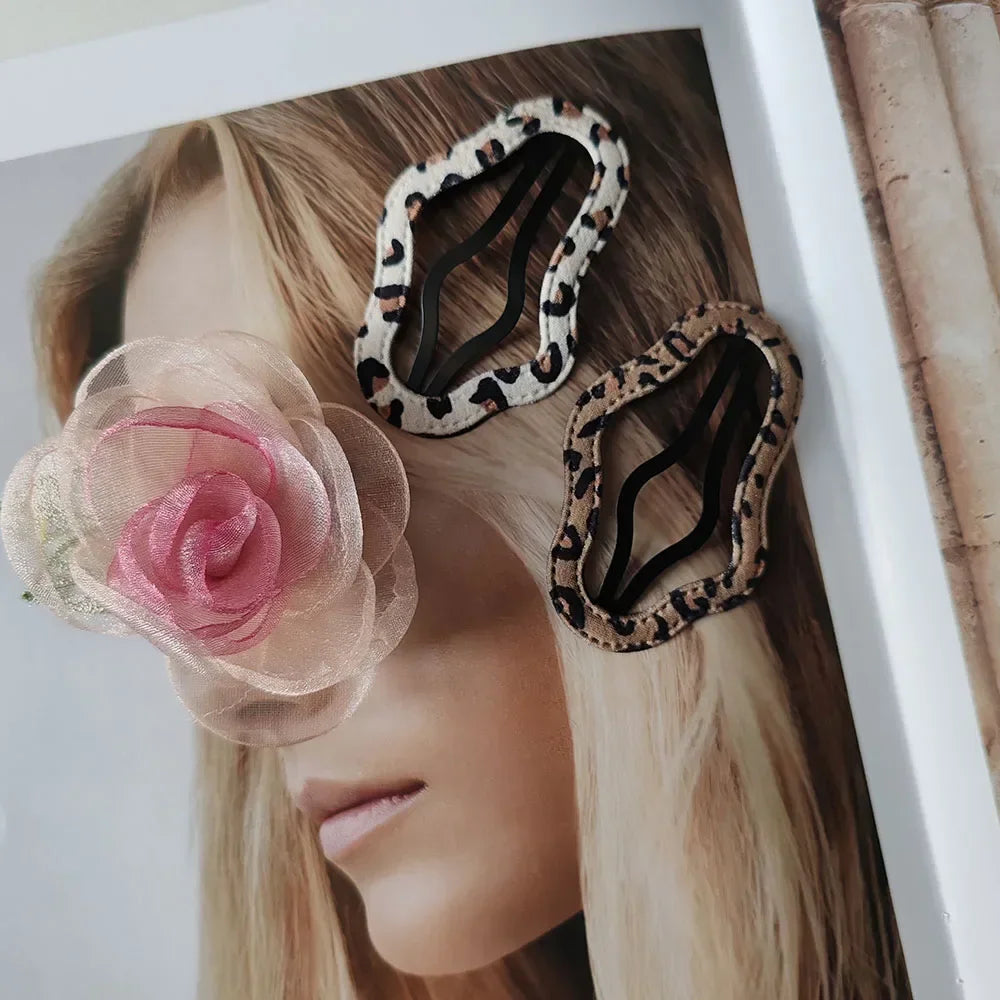 Jungle Wild Hair Clips: Straight, Star & Wavy Styles