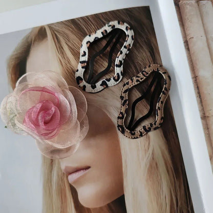 Jungle Wild Hair Clips: Straight, Star & Wavy Styles
