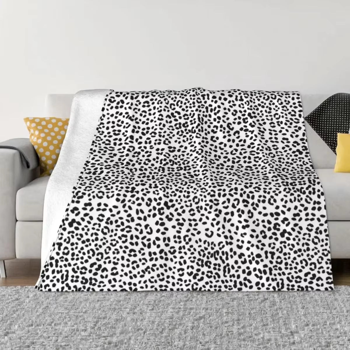 Snow Leopard Throw Blanket 