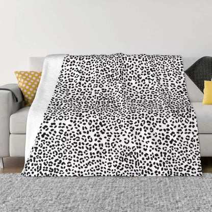 Snow Leopard Throw Blanket 