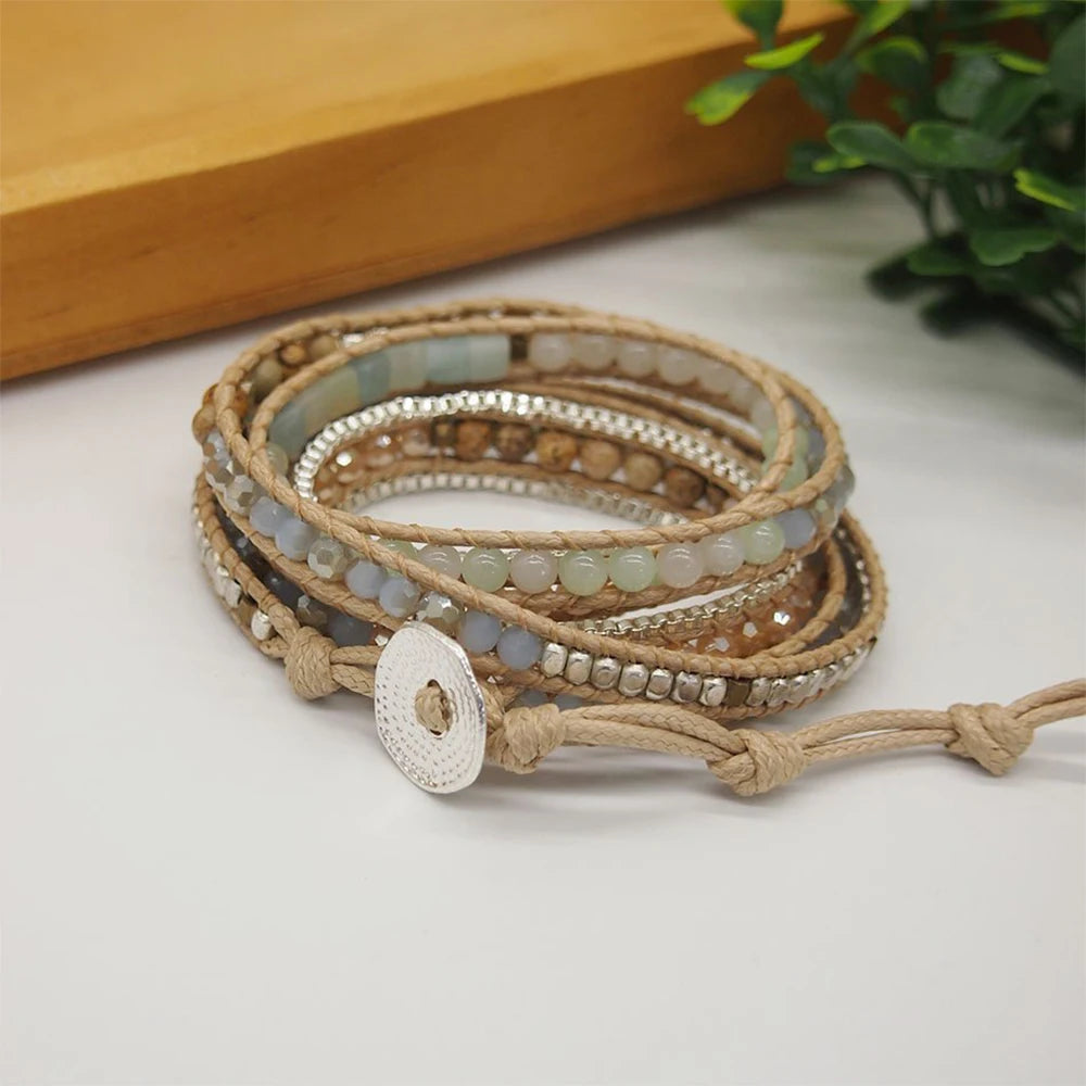 Chic Cheetah Wrap Bracelet 
