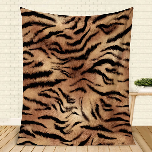 Tiger Stripes Throw Blanket