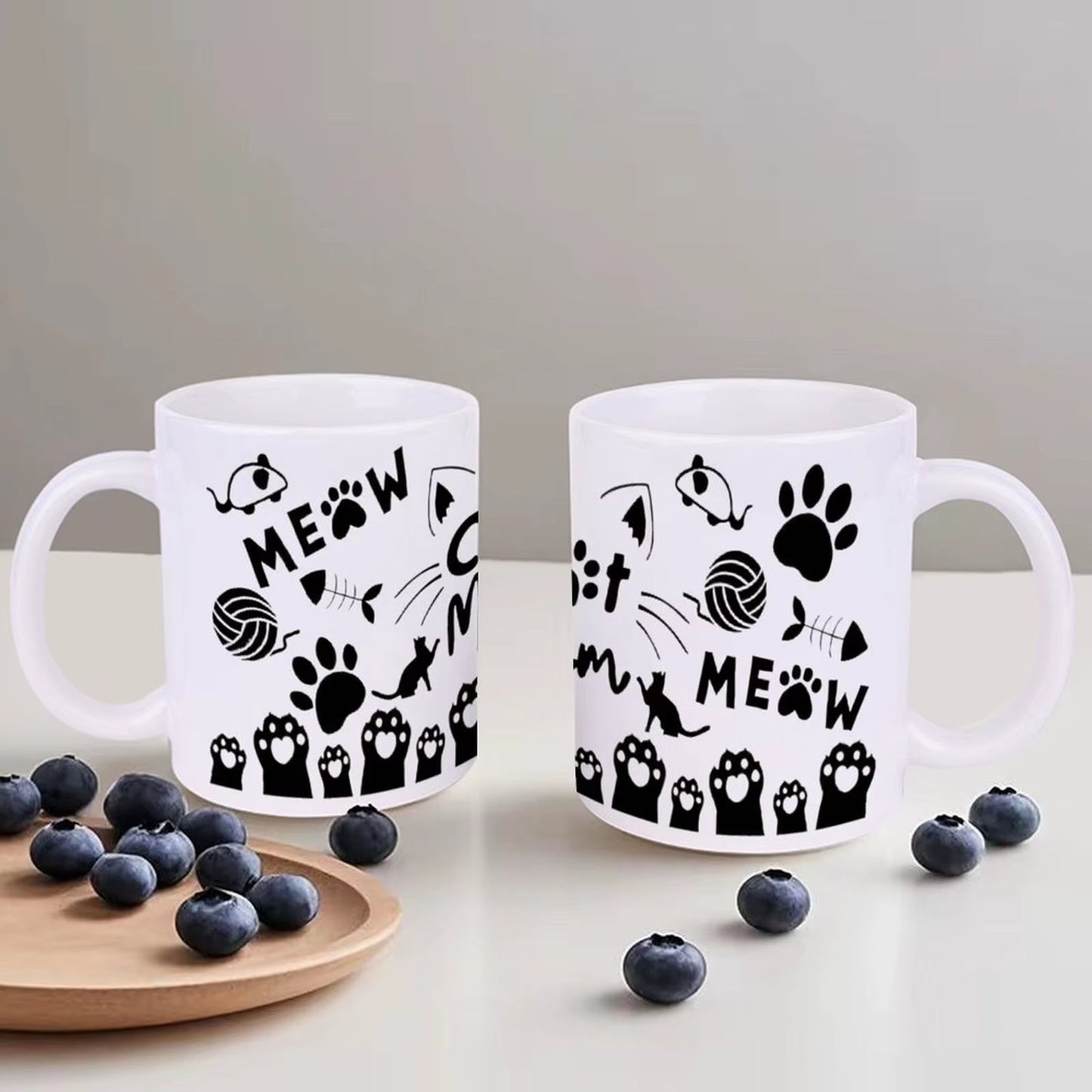 'Cat Mom' Ceramic 11 oz Mug