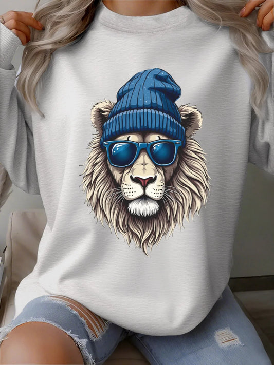 Lion Pullover Sweatshirt